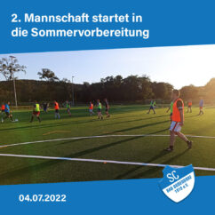 Sommervorbereitung 2022