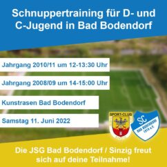 Schnuppertag C D Jugend