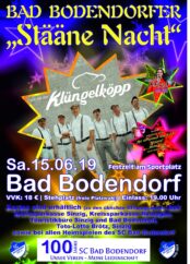 Plakat Stääne Nacht Klüngelköpp Sra3 4C 071118 Teaser Vorverkaufsstellen