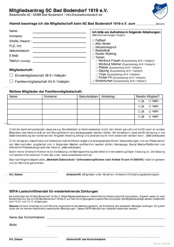 Mitgliedsantrag Sc Bad Bodendorf 1919 170524 Seite 1